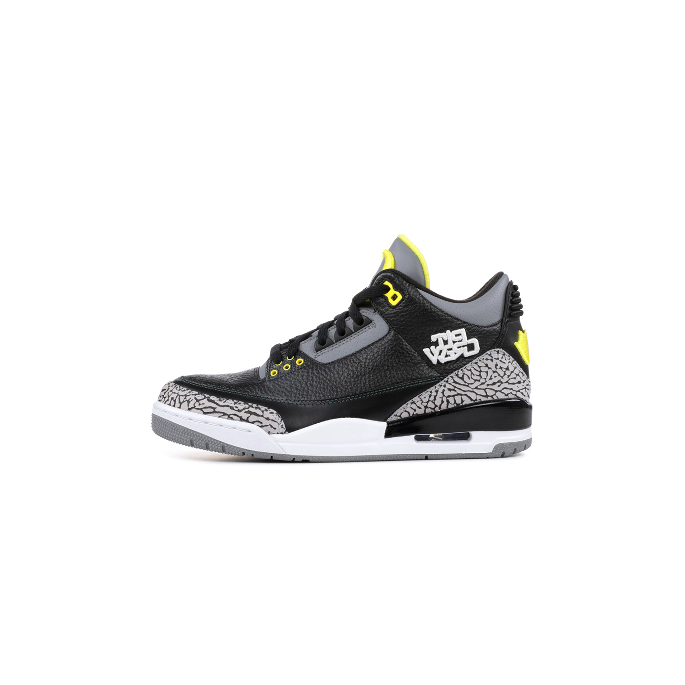 NIKE JORDAN 3 RETRO OREGON DUCKS PIT CREW BLACK HO11-MNJDLS-5
